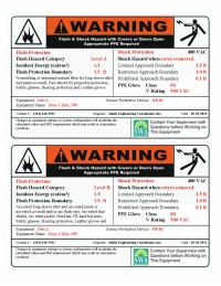 ARC Flash Label